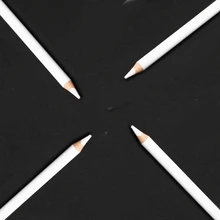Xrhyy 2/3 палка набор дизайн ногтей белый уголь Выделите карандаши Белый Карандаш для рисования скетчей живопись для художника для эскизов черный Бумага