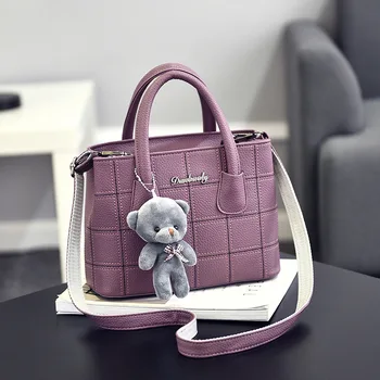 

2019 New Stitch Casual PU Leather Women's handbag for Female Small Hand bag CrossBody messenger bag shoulder bags