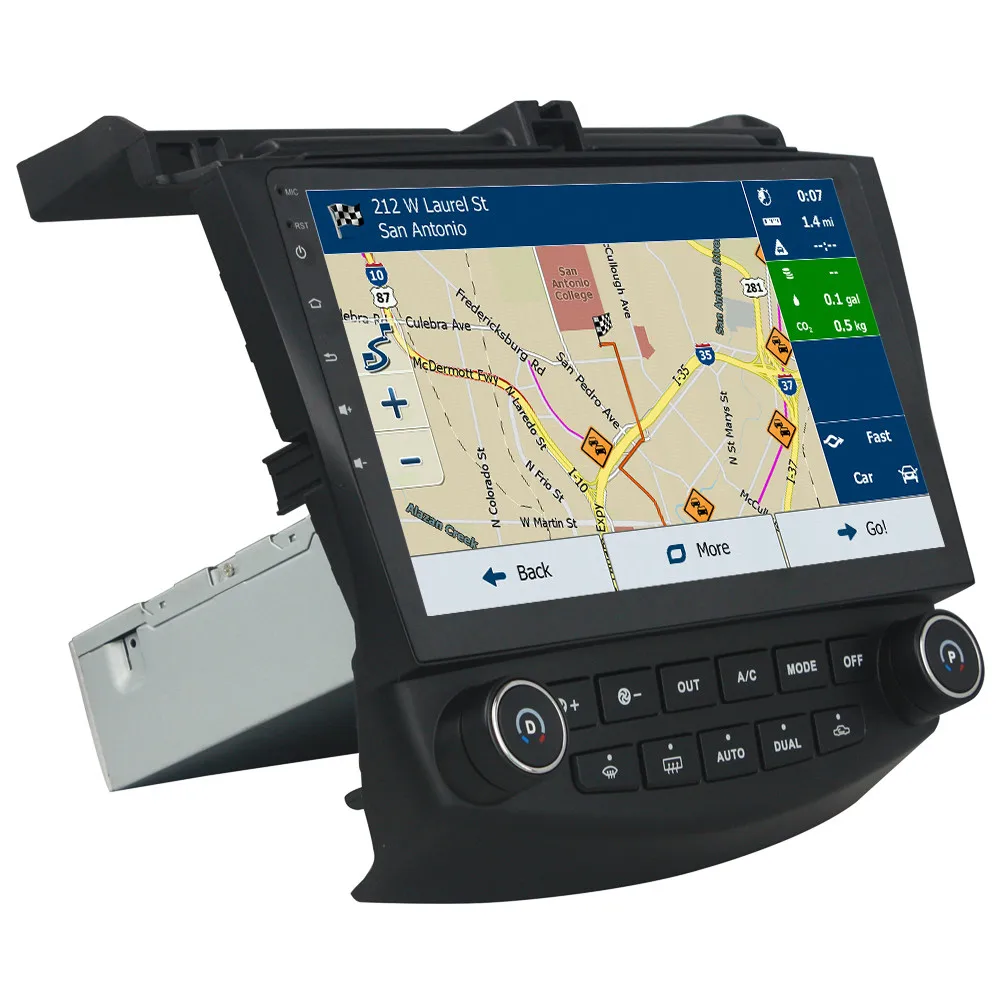 Cheap 10.1" IPS Octa Core 4G Android 8.1 4GB RAM 64GB ROM RDS BT Car DVD Multimedia Player Radio Stereo For Honda Accord 7th 2003-2007 3