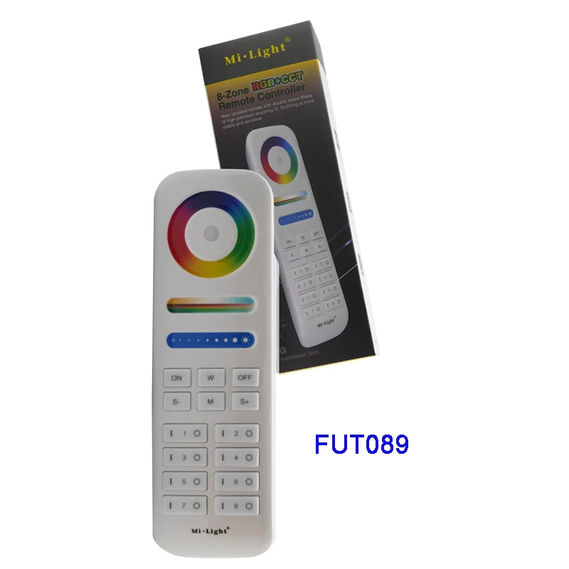 Miboxer 5 Вт 6 Вт 9 Вт 12 Вт E14 E27 RGB CCT умный светодиодный светильник Blub лампа FUT092/FUT089/T4/B8 2,4G пульт дистанционного управления FUT013/FUT014/FUT012/FUT105 - Испускаемый цвет: FUT089