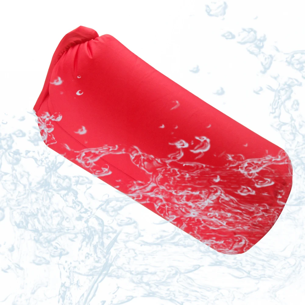 8L водонепроницаемый плавательный мешок большой емкости каноэ Дайвинг Кемпинг Туризм рюкзак сухие сумки Сумка водные виды спорта практичная сумка - Цвет: Красный цвет