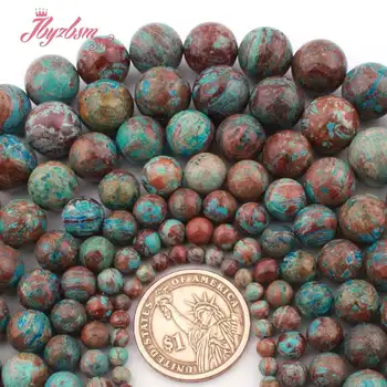 

6,8,10,12mm Smooth Round Blue Crazy Lace Agates Natural Stone Beads For DIY Necklace Bracelets Jewelry Making 15" Free Shipping