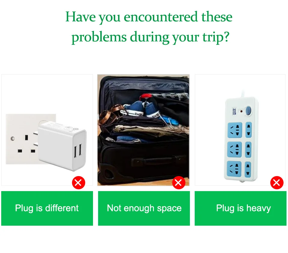 Dual usb Interface UK Adapter 5V 2.4A Charger Travel Power Plug Converter Plug 3 Pin Socket UK Ireland Singapore Maldives Dubai (2)