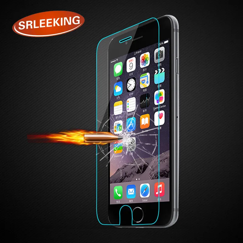 SRLEEKING для iPhone 4S SE 6 6S 7 8Plus X HD прозрачная защитная пленка экрана из закаленного