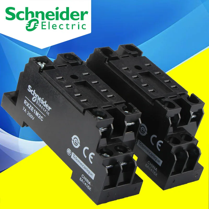 Schneider small relay base relay base 8 feet RXZE1M2C RXM common