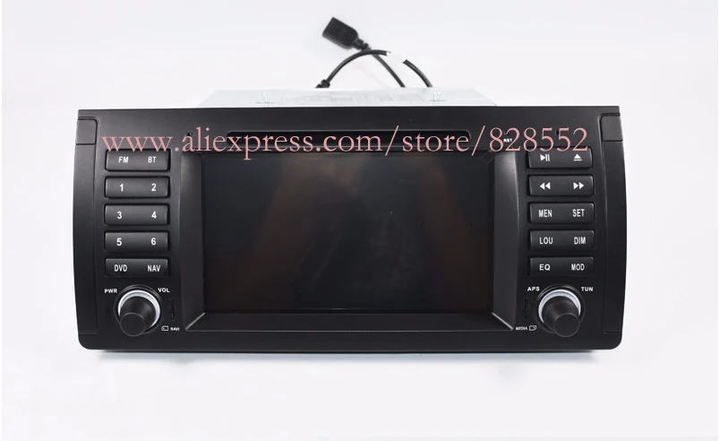 Android 6 0 четырехъядерный ОЗУ 2 Гб BMW автомобильный DVD для E39 GPS Радио Mp3 Wifi Bluetooth RDS CAN