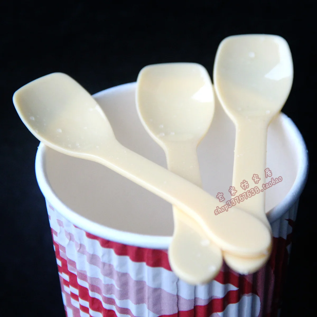 Free shipping disposable spoon ice scoop ice cream scoop ice cream