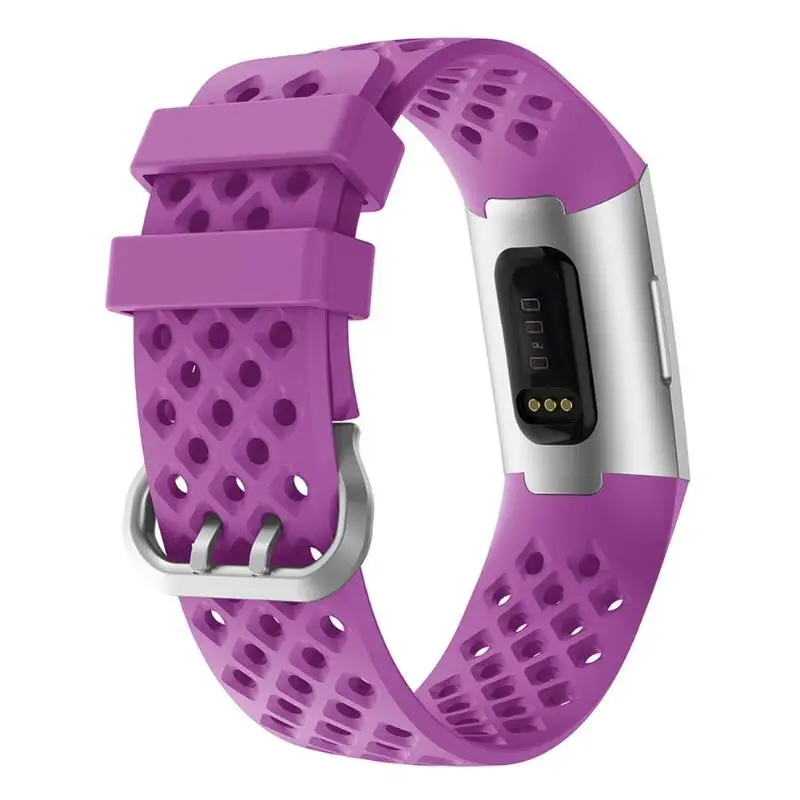 ALLOYSEED Colorful Silicone Porous Adjustable Smart Watch ...