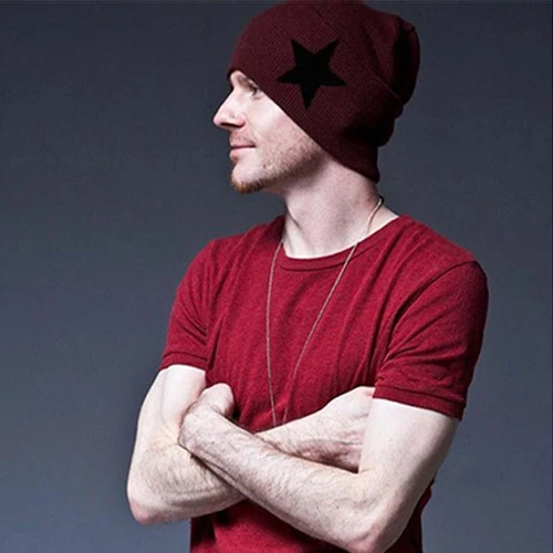 

Hot Star Skull Beanie Hip-Hop Knit Cap Crochet Hat for Cool Women Men Retail/Wholesale 5BQS 7EPS