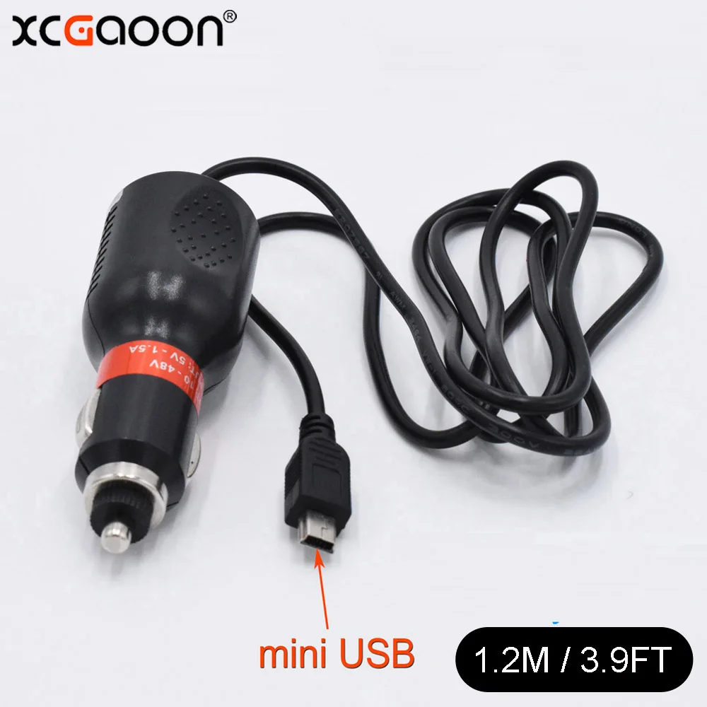 XCGaoon 1 2 метра мини USB 5V 1.5A автомобильное зарядное устройство для gps