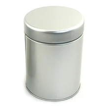 9,1x12 см круглое серебристое чай горшок уплотнение обычный металл коробка для хранения продуктов горшок для хранения