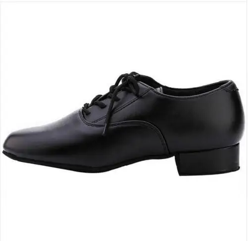 Профессиональный черный современный/Танго/бальные/Сальса Танцевальная обувь мужские/латинские танцевальные туфли мужские низкий каблук