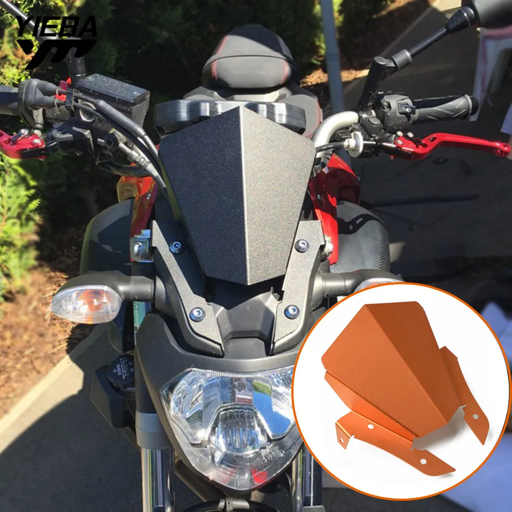

Motorcycle Motorbike accessories CNC Aluminum Front Windshield Windscreen For Yamaha MT07 MT-07 MT 07 2013 2014 2015 2016 2017