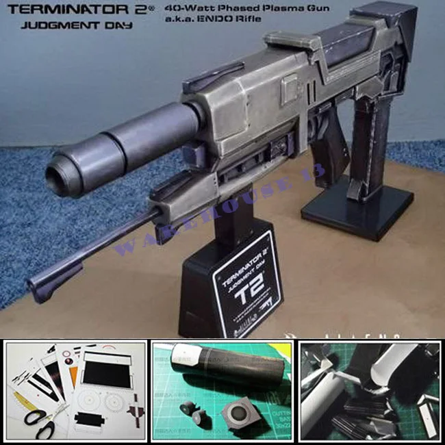 Terminator plasma rifle papercraft 08 picture