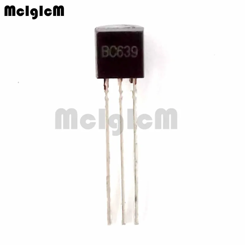 

MCIGICM 100pcs BC639 in-line triode transistor TO-92 1A 80V NPN
