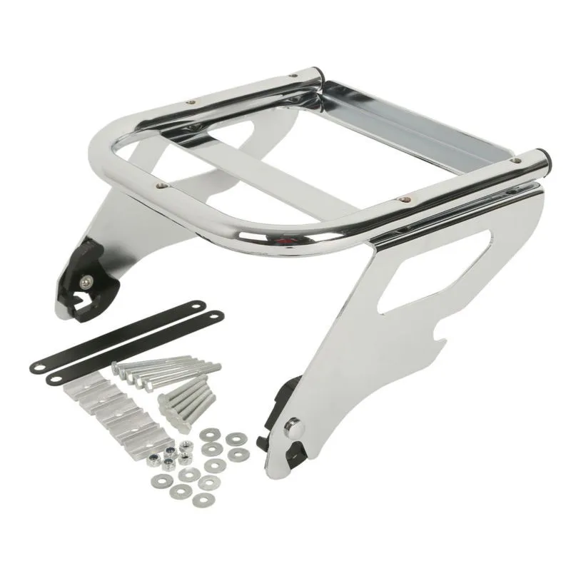 Pacote de Turismo Rack de Bagagem para Harley Motocicleta Destacável Solo Montar Touring Street Glide Road King Personalizado Clássico Cvo 1997-2008 6 Sistemas de transporte