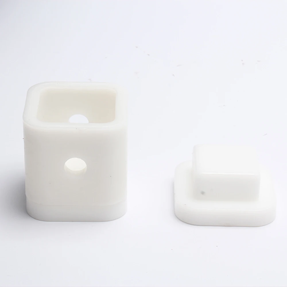 DIY Кожа ремесло куб форма моделирование фиксированной пластиковой формы CNC сделано висячие украшения ручной работы