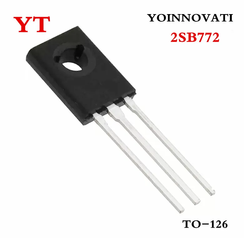 

200pcs/lot 2SB772 B772 TO-126 TRANS PNP 30V 3A IC best quality