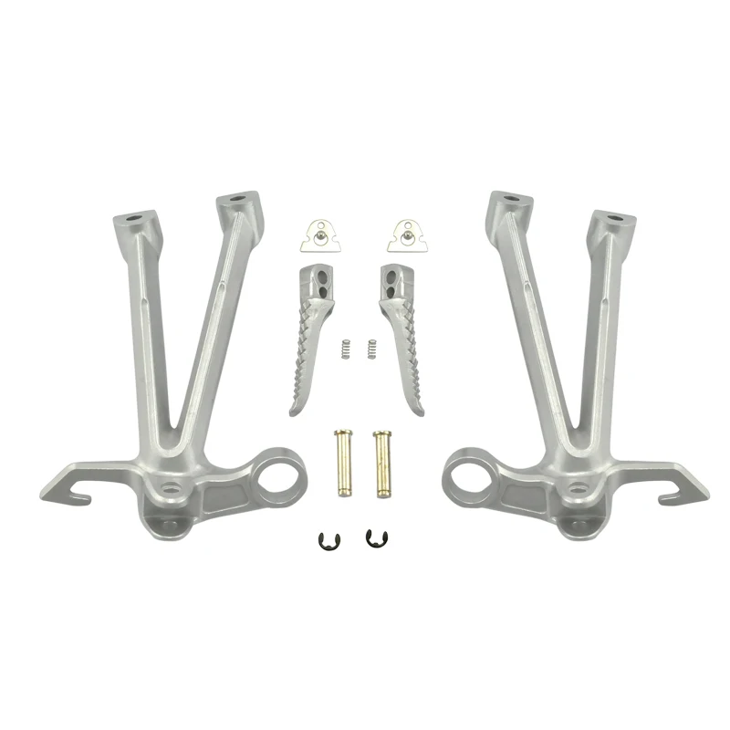 

For Suzuki GSXR1000 2007 2008 GSXR 1000 07 08 Motorcycle Rear Passenger Foot Pegs Foot rest With Brackets NEW