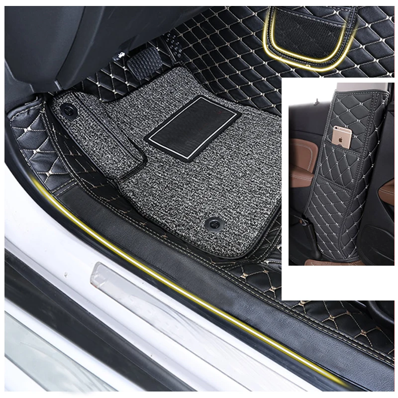 

Lsrtw2017 Fiber Leather Silk Car Interior Foot Mat for Buick Regal Opel Insignia 2018 2019 2020