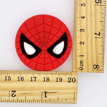 

Spiderman/Batman/Ironman Hero Flatback Soft PVC Charms Fit Keychain/Fridge Magnet/Clogs/Phone Case/iPad Handmade Accessory