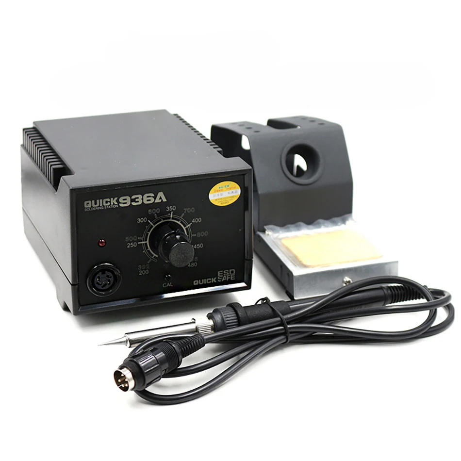 

Original QUICK 936A Soldering Station SMD ESD Constant Temperature Electric Solder Iron Welding station 60W 220V Weld tools
