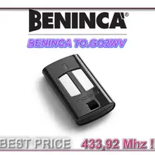 Beninca TO. GO 2WV гаражная дверь совместимый передатчик Beninca прокатный код пульт дистанционного управления батареи включены 12 В 23A очень