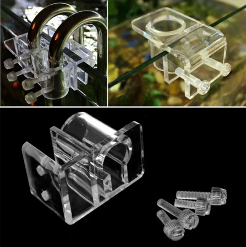 1pcs Fish Tank Tube Fixing Fixed Clip Clamps Acrylic Filter Filtration