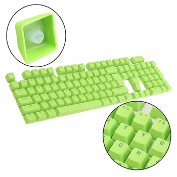 

Solid color PBT 104 keys Mechanical keyboard keycaps set backlight for cs go Gamer game Computer accessories black green blue
