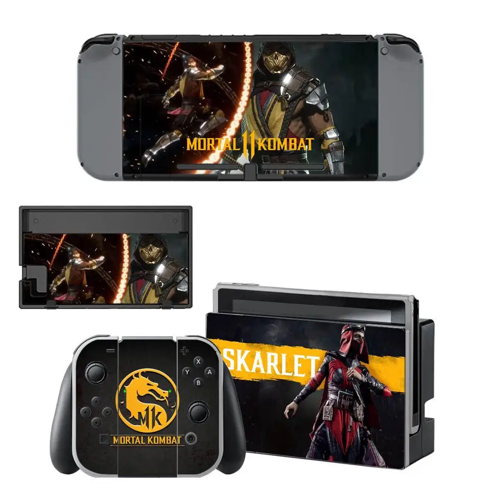 Mortal Kombat 11 nindoswitch наклейка на кожу s переключатель наклейка совместима с пульт переключения shand, Joy-Con, контроллер - Цвет: YSNS1977