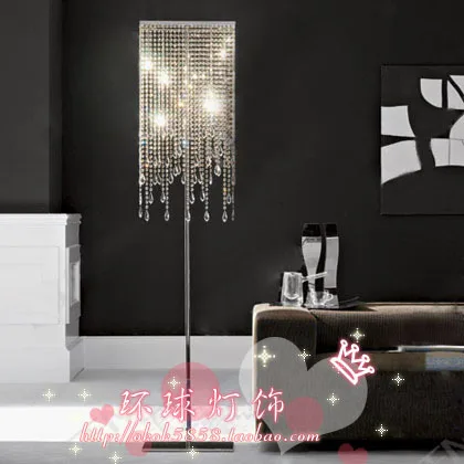 

Creative floor lamp crystal lamp light minimalist modern European-style living room floor lamp bedroom lamp lighting