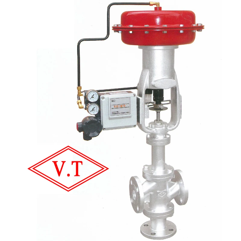 Автоматический мембранный регулирующий клапан сильфонное уплотнение капота(VT регулирующий клапан)(пневматический паровой клапан