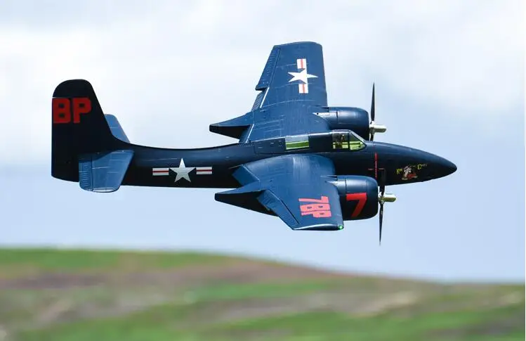 FMS 1700 мм F7F гигантская модель радиоуправляемого самолета Warbird радиоуправления PNP и