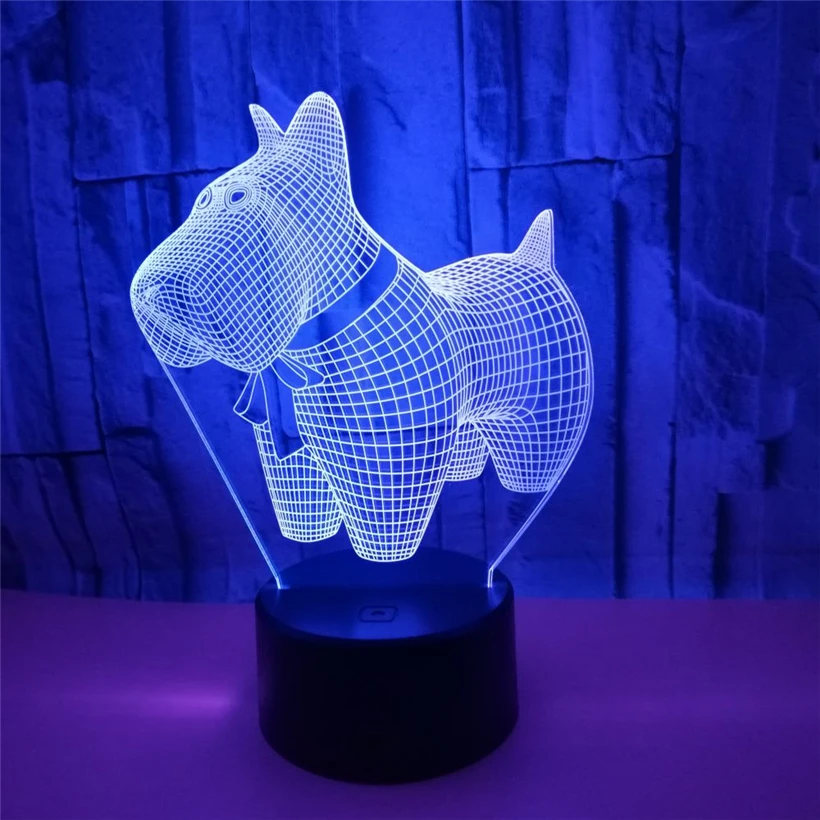 dog 3D night light (6)