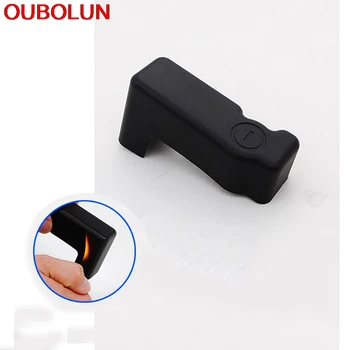 

OUBOLUN ABS Car Battery Anode Negative Protection Cover Trim Accessories For Toyota Land Cruiser Prado FJ 150 Styling 2010-2017
