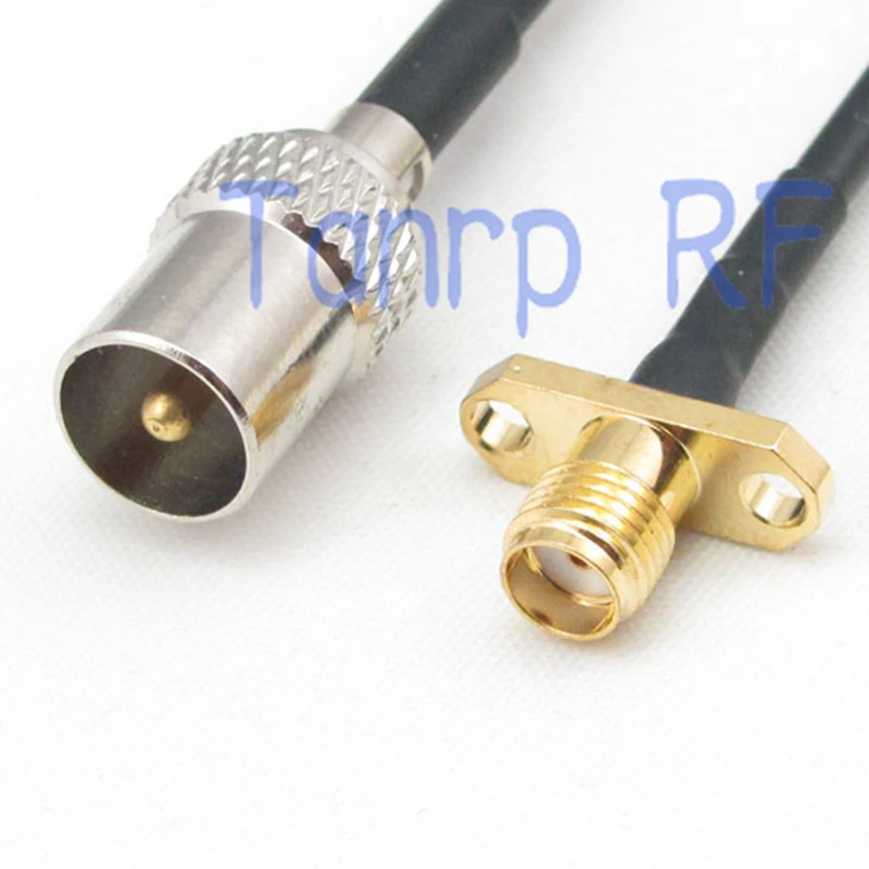 50CM Pigtail coaxial jumper RG174 extension cord cable 20in TV male