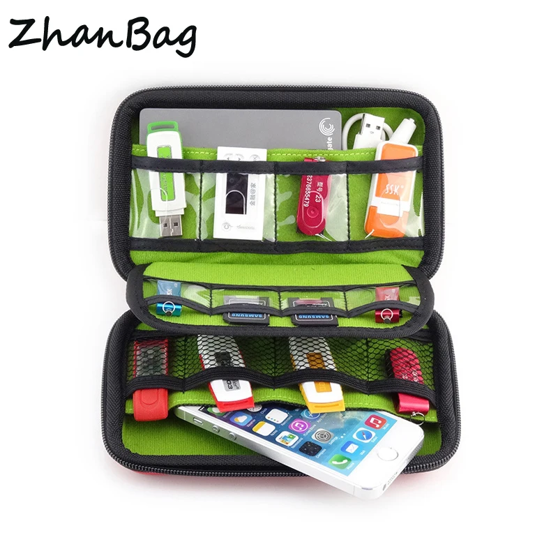

New Portable Waterproof Bag For HDD,Phone,U Disk,SD Card, Digital Gadget Devices Travel Organizer Bag Travel Accessories