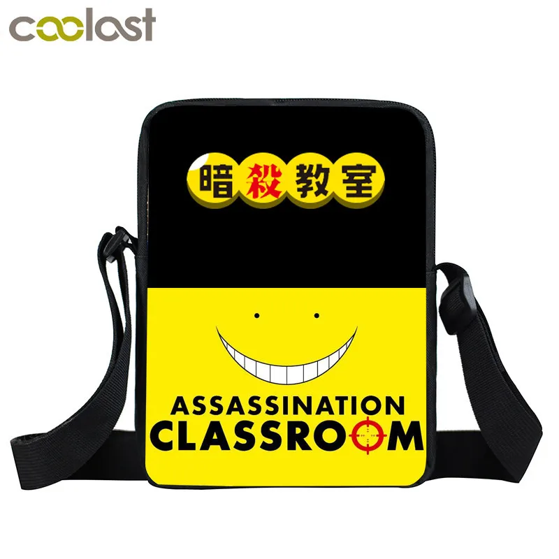 Убийство классе небольшая сумка для мальчиков-подростков Ansatsu Kyoushitsu сумка Нагиса шиота детей сумки через плечо - Цвет: xkbansha09