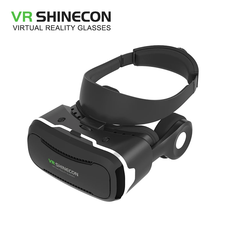 VR shinecon 4 0 и коробка 2 Очки виртуальной реальности 3D шлем картона очки с гарнитурой
