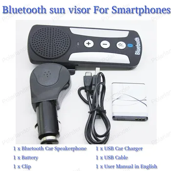 

sun visor hands-free intercom system mini car-styling Bluetooth Clip-on Wireless Bluetooth V3.0