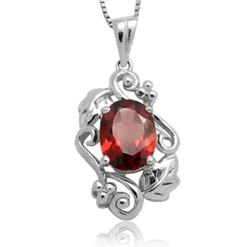

Qi Xuan_Six Different Styles Of Dark Red Stone Pendant Necklace_Real Necklace_Quality Guaranteed_Manufacturer Directly Sale