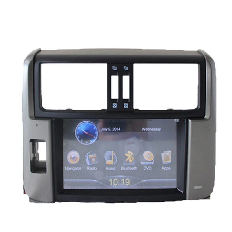 Cheap Free Map!Roadrover Car DVD For Prado 2009-2012with 9 Inch GPS Navigation Touch Screen Radio AM FM RDS Multimedia Player 1