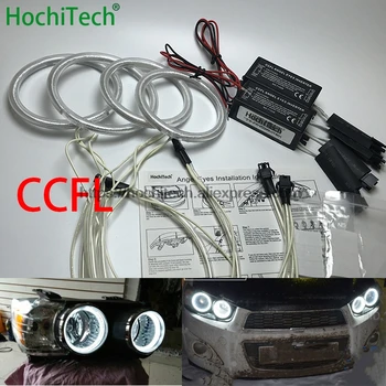 

HochiTech for Chevrolet Chevy Aveo 2011 2012 2013 2014 car styling Ultra Bright CCFL Angel Demon Eyes Kit Warm White Halo Ring