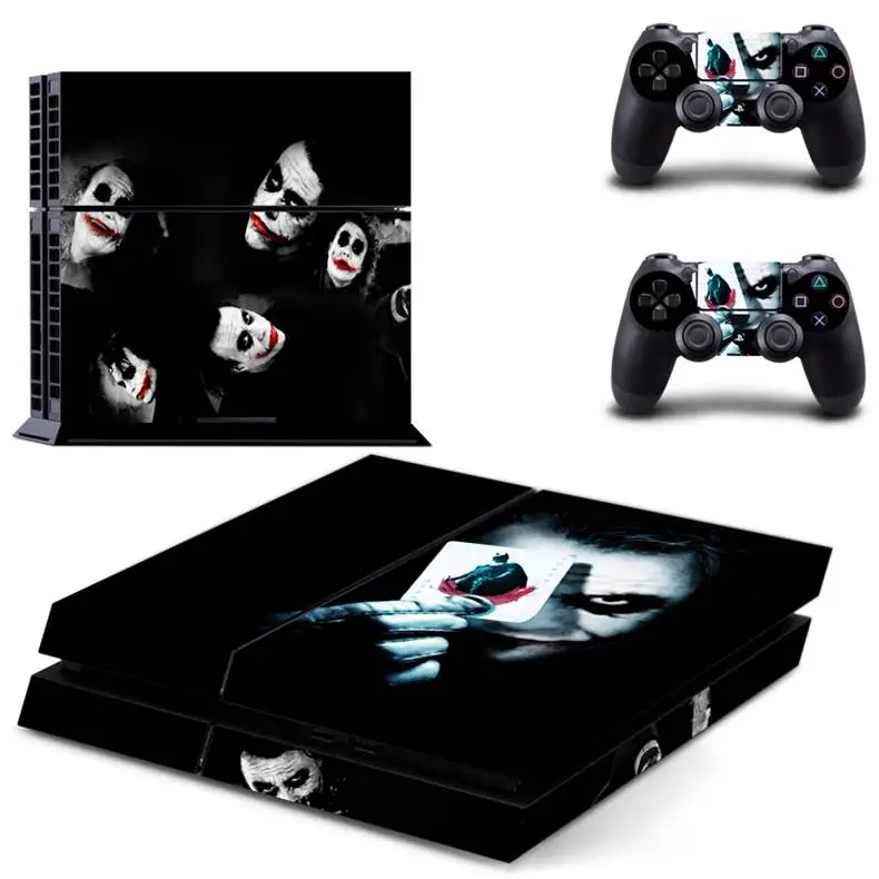 Клоун Play Station 4 наклейка для ps4 Стикеры для sony наклейка для ps4 наклейки консоли и 2 контроллера ps4 винил домашнего декора переключатель кожи - Цвет: DPTM0403
