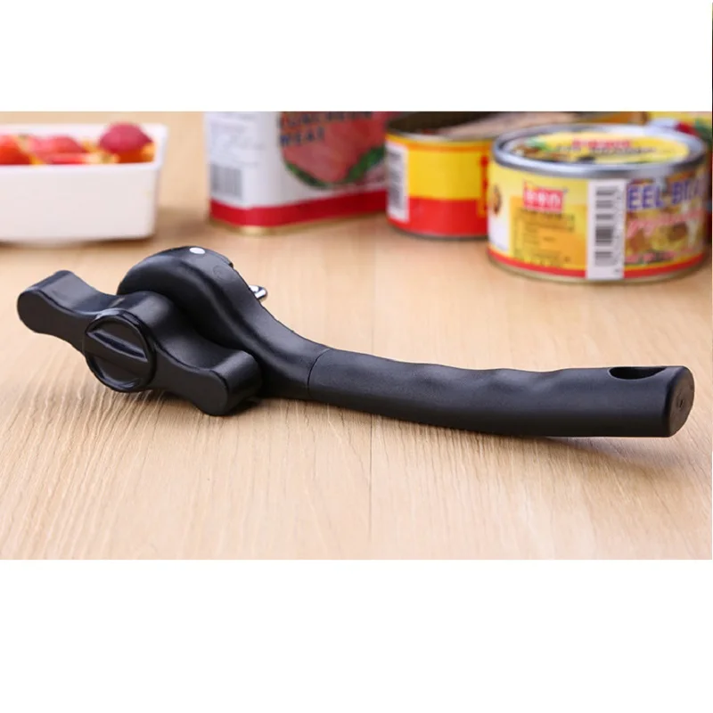 Professional Manual Side Cut Jar Tin Opener Stainless Steel Can Opener Smooth Edge Bottle Opener Easy Turn Knob Kitchen Gadgets 6
