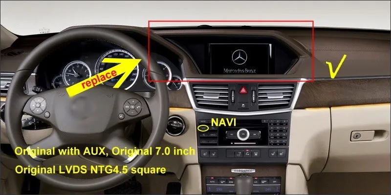 Flash Deal Liislee For Mercedes Benz E Class W212 2009~2012 Stereo Radio DVD Player GPS Navigation 1080P HD Screen System Original Design 0