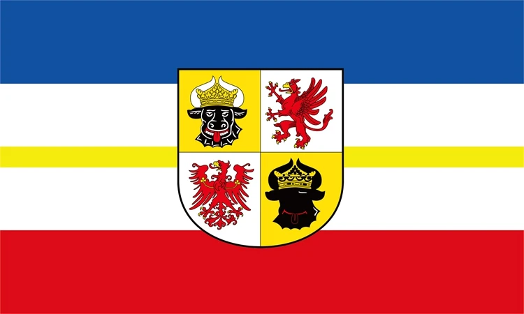 Germany Mecklenburg Vorpommern State FLAG 3 X 5 FEET 90 X 150 CM|state  flags|flags flagsflag germany - AliExpress