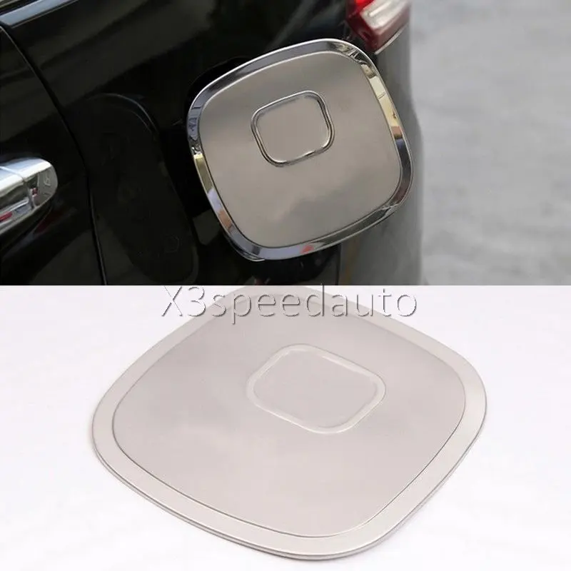 

For Honda CRV CR-V 2012-15 Gas Fuel Tank Door Cover Trim 1pcs with LOGO Stainless Steel Car-styling
