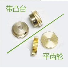 Módulo m0.5 24 dente de aço de precisão em miniatura de metal prensas único spur gear motor de cobre exterior