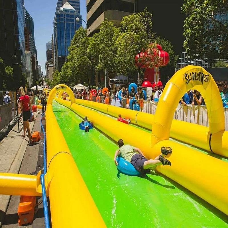 Большая надувная горка для отдыха на открытом воздухе 20 м|water slide|outdoor inflatablelarge water